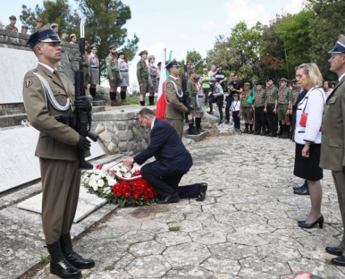 Uroczystości 75. rocznicy bitwy o Monte Cassino z udziałem polskiej delegacji (17)