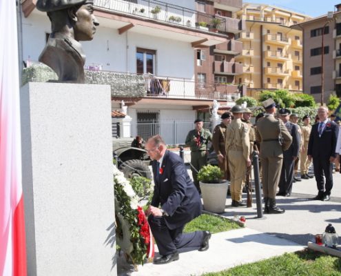 Uroczystości 75. rocznicy bitwy o Monte Cassino z udziałem polskiej delegacji (2)