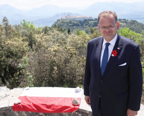 Uroczystości 75. rocznicy bitwy o Monte Cassino z udziałem polskiej delegacji (28)