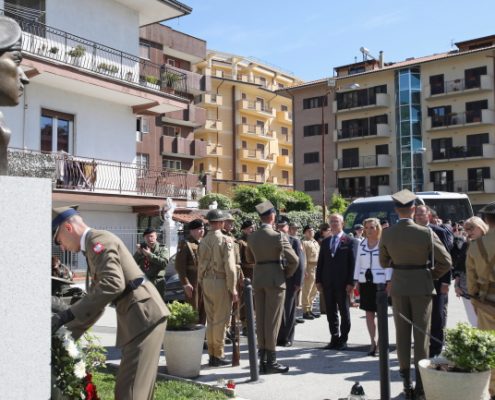 Uroczystości 75. rocznicy bitwy o Monte Cassino z udziałem polskiej delegacji (4)