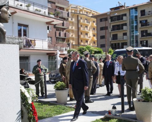 Uroczystości 75. rocznicy bitwy o Monte Cassino z udziałem polskiej delegacji (7)