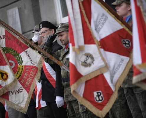 Uroczystości 75. rocznicy zdobycia gmachu PAST-y przez powstańców warszawskich (4)
