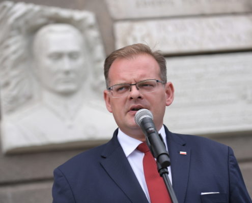 Uroczystości 75. rocznicy zdobycia gmachu PAST-y przez powstańców warszawskich (6)