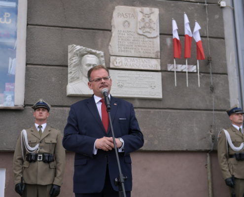 Uroczystości 75. rocznicy zdobycia gmachu PAST-y przez powstańców warszawskich (9)