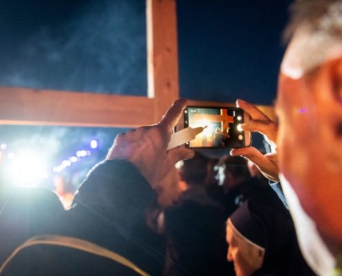 Droga Krzyżowa podczas akcji modlitewnej #PolskaPodKrzyżem na terenie lotniska Włocławek-Kruszyn (2)