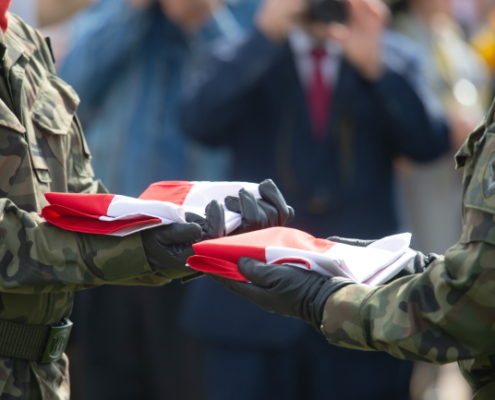 Uroczystość pogrzebowa czterech żołnierzy Armii Krajowej w Ejszyszkach na Litwie (5)