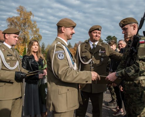 Przysięga żołnierzy Wojsk Obrony Terytorialnej złożona w 43 Batalionie Lekkiej Piechoty w Braniewie (17)