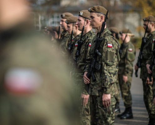 Przysięga żołnierzy Wojsk Obrony Terytorialnej złożona w 43 Batalionie Lekkiej Piechoty w Braniewie (18)