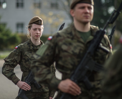 Przysięga żołnierzy Wojsk Obrony Terytorialnej złożona w 43 Batalionie Lekkiej Piechoty w Braniewie (20)