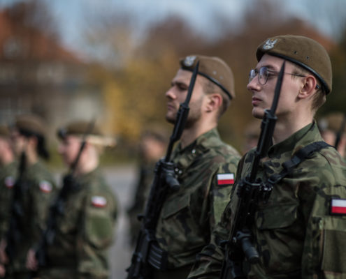 Przysięga żołnierzy Wojsk Obrony Terytorialnej złożona w 43 Batalionie Lekkiej Piechoty w Braniewie (21)