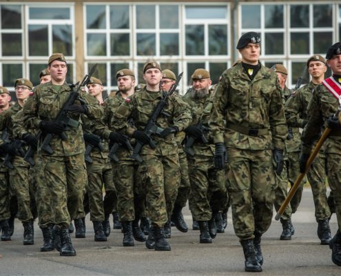Przysięga żołnierzy Wojsk Obrony Terytorialnej złożona w 43 Batalionie Lekkiej Piechoty w Braniewie (24)