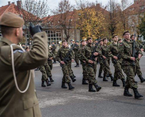 Przysięga żołnierzy Wojsk Obrony Terytorialnej złożona w 43 Batalionie Lekkiej Piechoty w Braniewie (26)