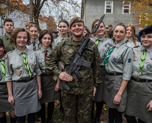 Przysięga żołnierzy Wojsk Obrony Terytorialnej złożona w 43 Batalionie Lekkiej Piechoty w Braniewie (29)