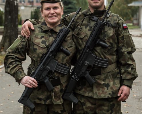Przysięga żołnierzy Wojsk Obrony Terytorialnej złożona w 43 Batalionie Lekkiej Piechoty w Braniewie (30)