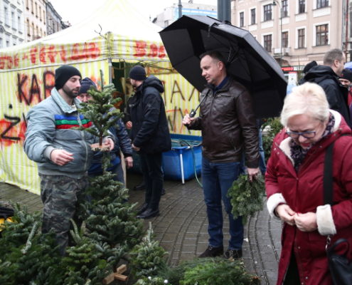 Prezydent Andrzej Duda podczas świątecznych zakupów w Krakowie (12)