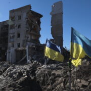 Zaporizhzhia region frontline town of Orikhiv under daily Russian shelling